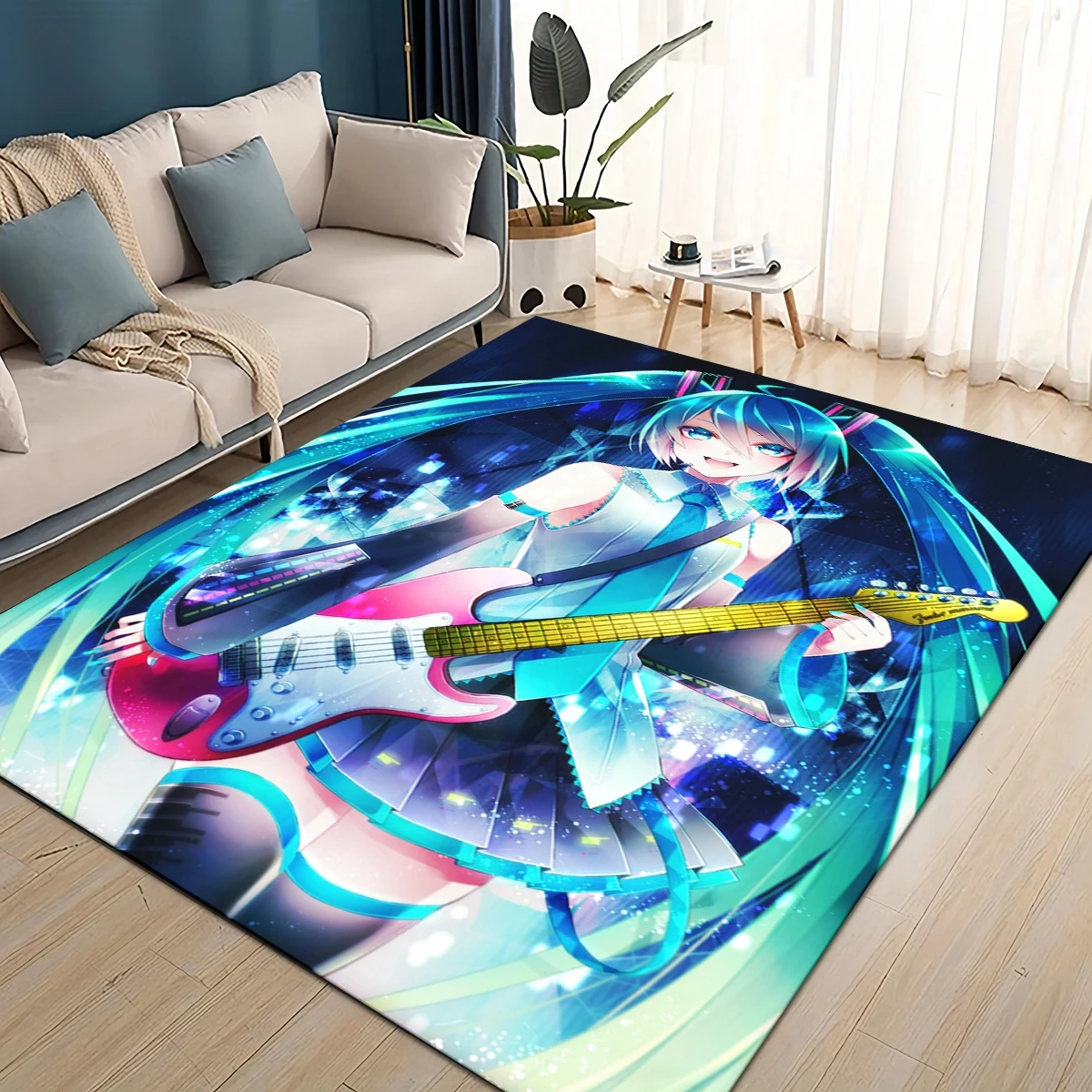 3D Printing Online Service - Karpet Permadani Anak Perempuan Kartun VOCALOID