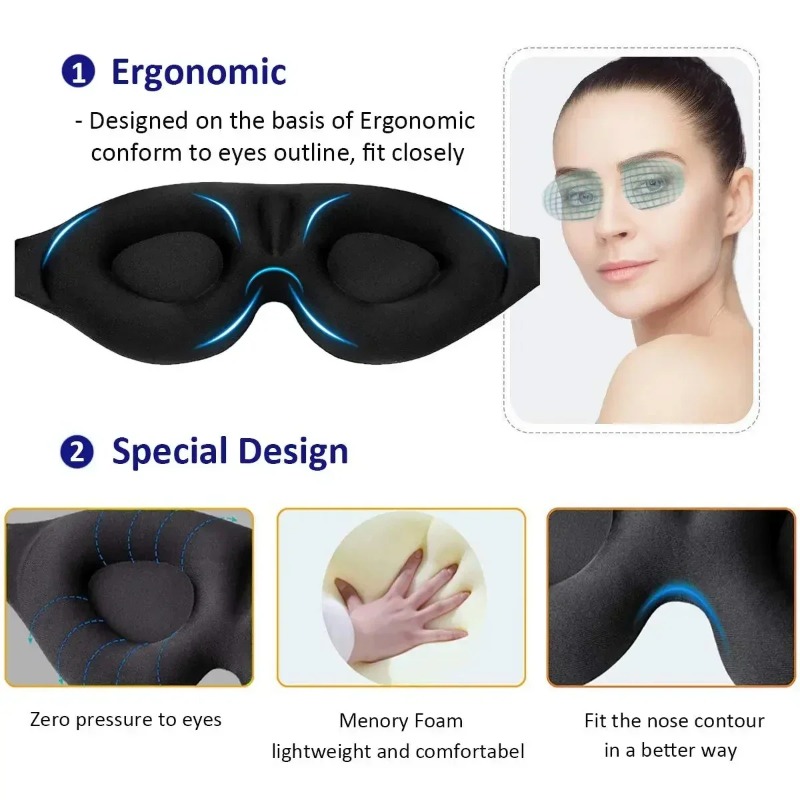 1 Buah Masker Tidur Berkontur  - 3D Printing Mask ulasan dan harga