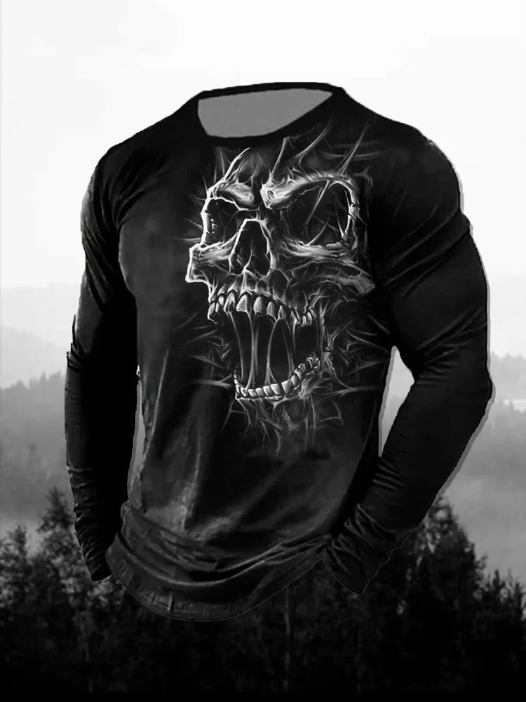 Kaos Lengan Panjang Pria denga - 3D Printing Custom ulasan dan harga