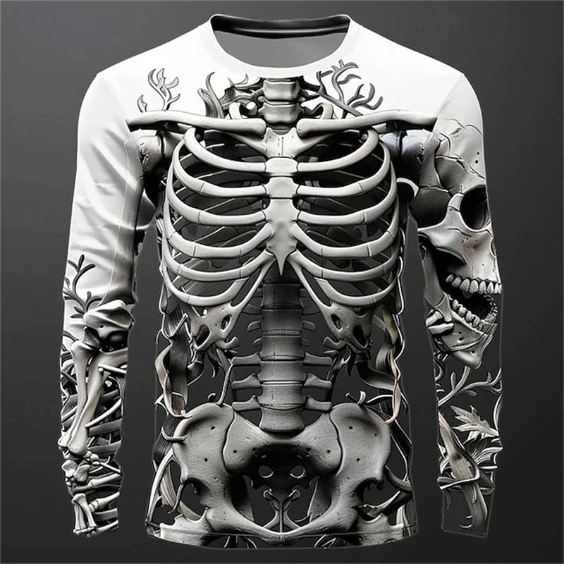 Kaos Pria Lengan Panjang denga - 3D Printing Custom ulasan dan harga