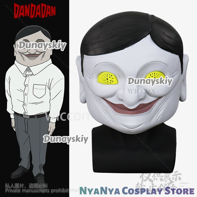 Kostum Cosplay Anime DAN DA DA - 3D Printing Mask ulasan dan harga