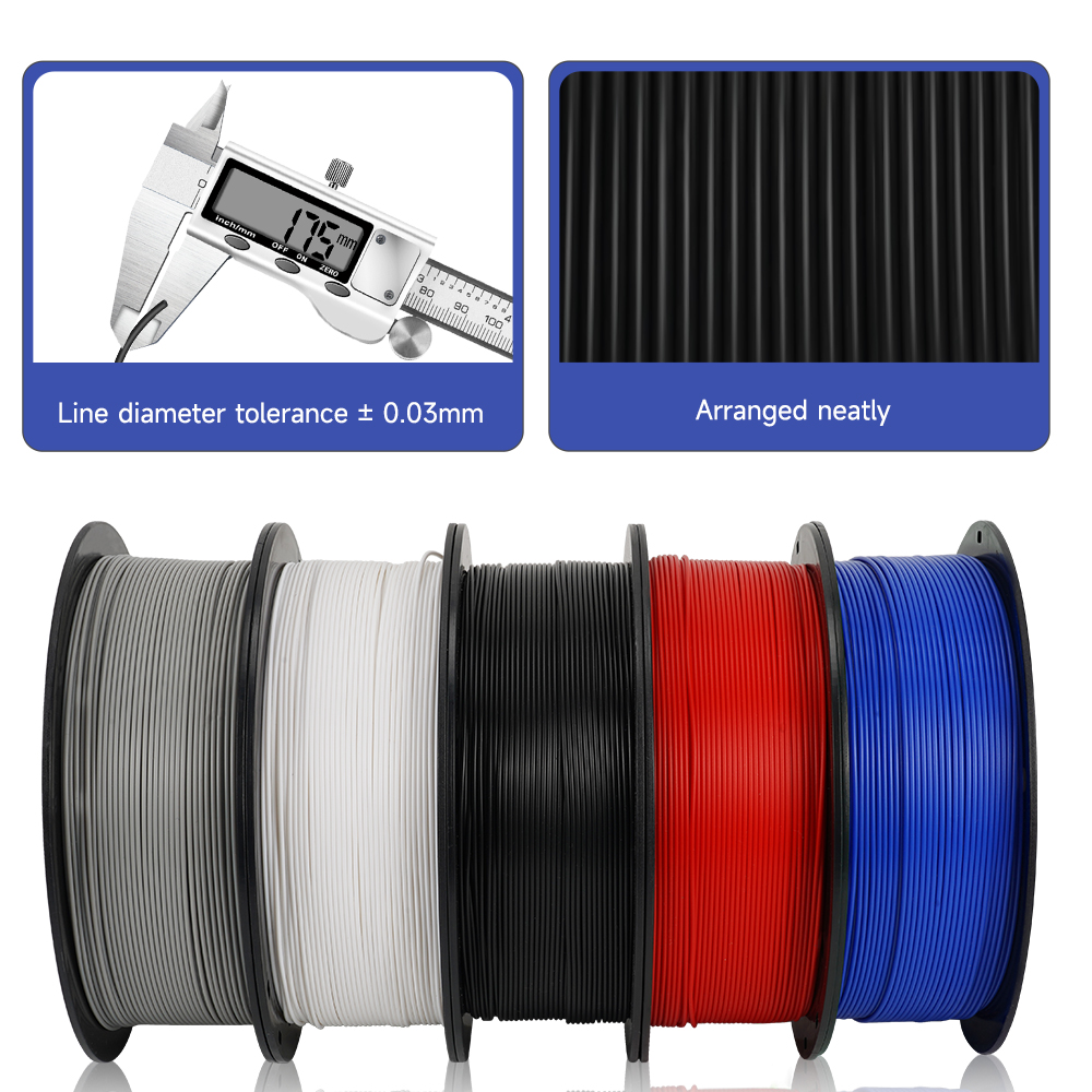Filamen PLA Warna Campuran 5KG - 3D Printing Nylon ulasan dan harga