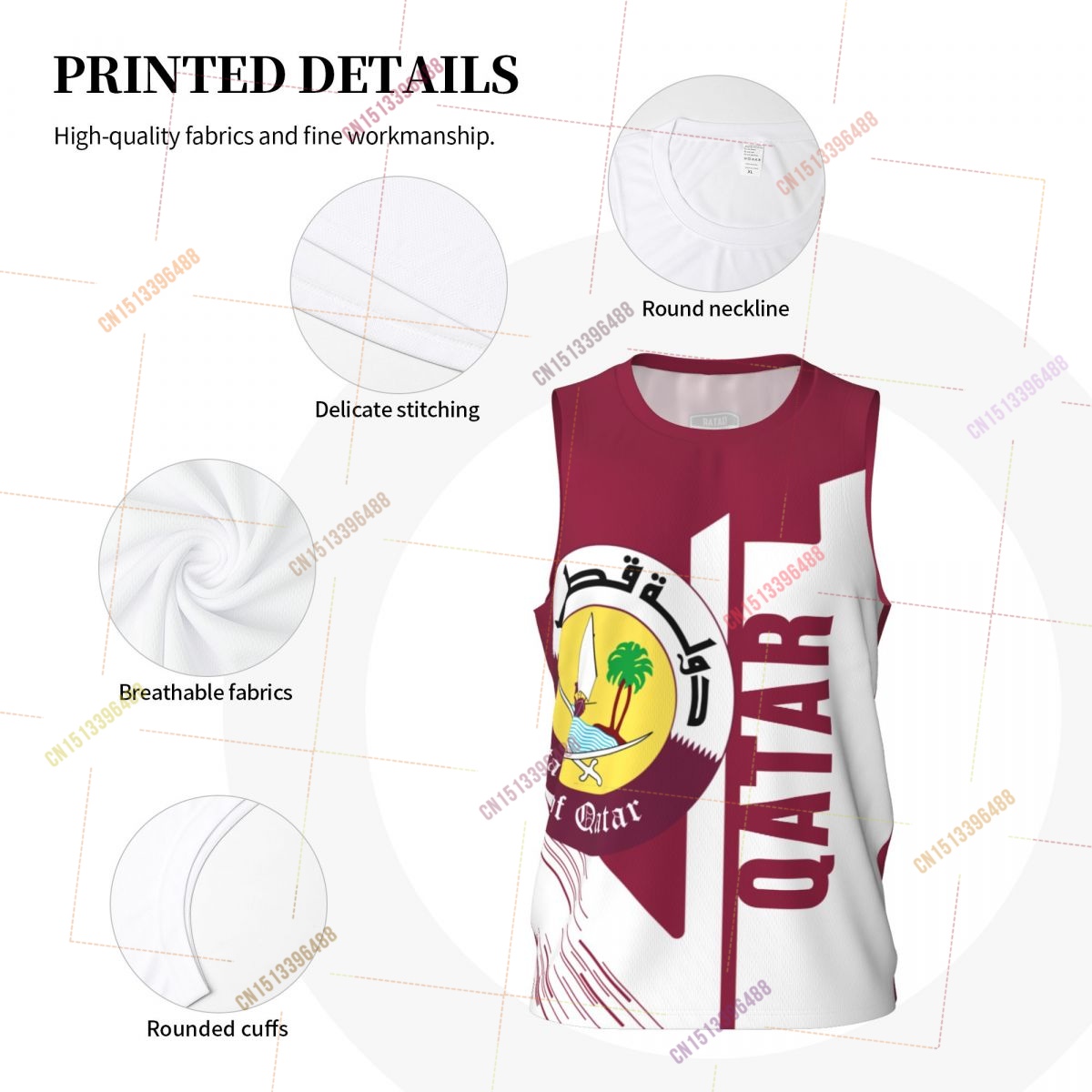 Kaos Olahraga dengan Desain Be - 3D Printing Qatar ulasan dan harga
