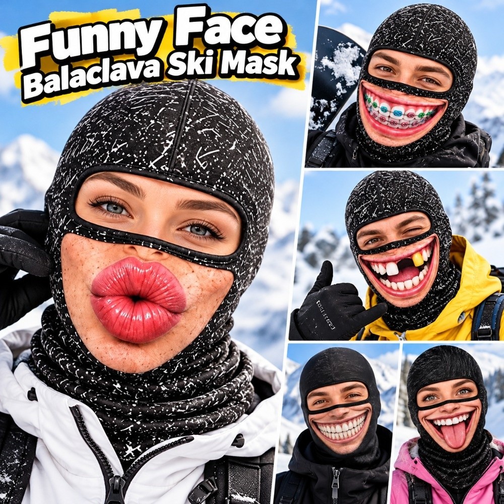 Masker Wajah Balaclava dengan  - 3D Printing Mask ulasan dan harga